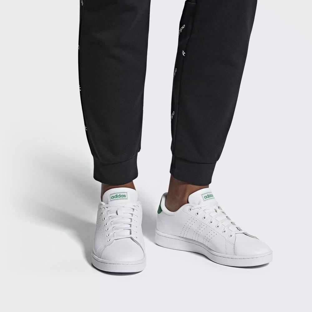 Adidas Advantage Zapatillas De Tenis Blancos Para Hombre (MX-22092)